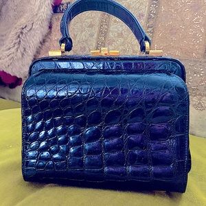 Authentic Alligator. Rare, mini doctors bag